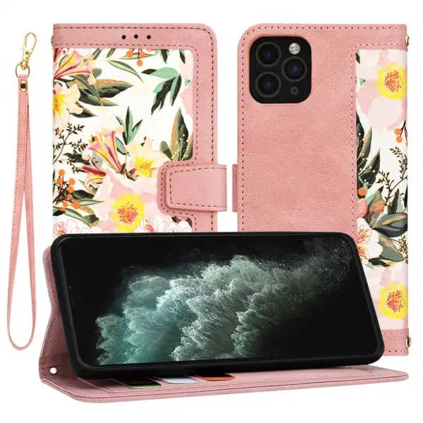 Husa pentru Apple iPhone 11 Pro Max, Techsuit, FlipCraft, Roz