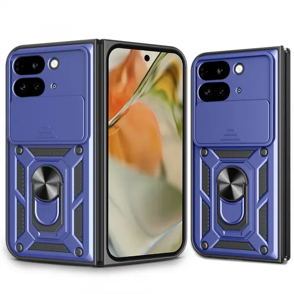 Husa pentru Google Pixel 9 Pro Fold, Techsuit, CamShield, Albastra