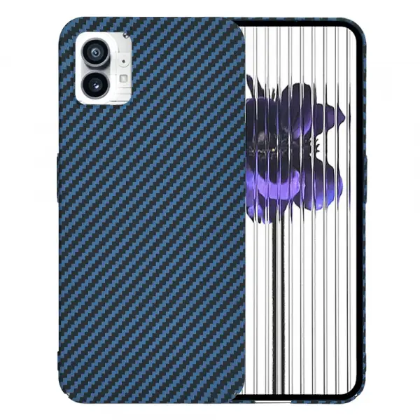 Husa pentru Nothing Phone (1), Techsuit, Carbonite FiberShell, Turcoaz