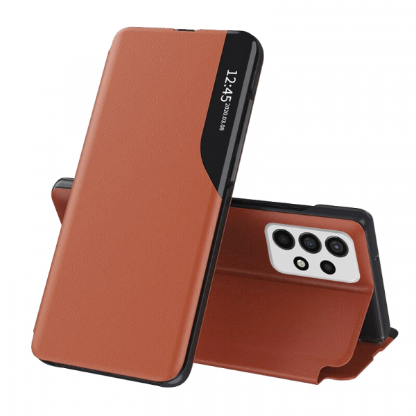 Husa pentru Samsung Galaxy A13 A135, Techsuit, eFold, Portocalie