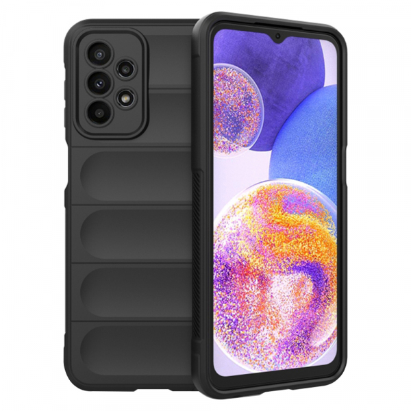 Husa pentru Samsung Galaxy A23 5G A236 / A23 A235, Techsuit, Magic Shield, Neagra