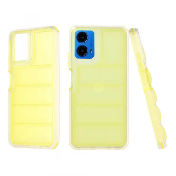 Husa pentru Motorola Moto G45 / G34, Techsuit, Wave Shield, Galbena