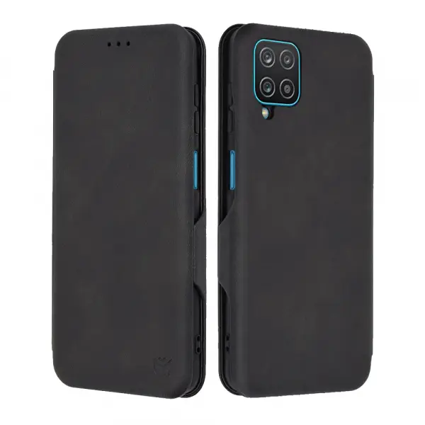 Husa pentru Samsung Galaxy A12 Nacho A127 / A12 A125, Techsuit, Safe Wallet Plus, Neagra