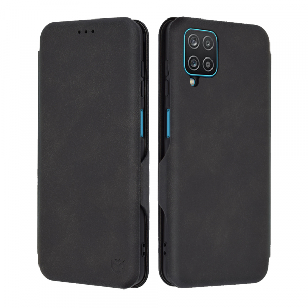 Husa pentru Samsung Galaxy A12 Nacho A127 / A12 A125, Techsuit, Safe Wallet Plus, Neagra