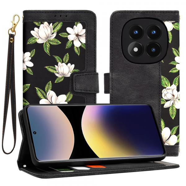 Husa pentru Xiaomi Redmi Note 14 Pro 4G, Techsuit, FlipCraft, Neagra