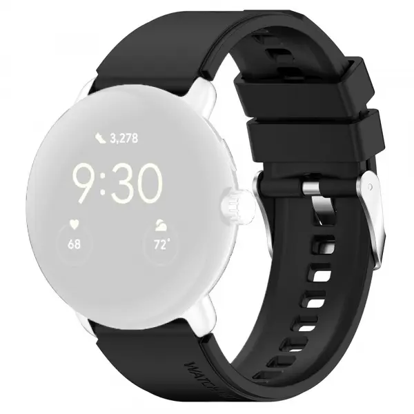 Curea Techsuit W026 pentru Huawei Watch / Xiaomi Watch Series, 22mm, Neagra