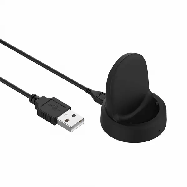 Incarcator Wireless Techsuit TSC3 pentru Samsung Galaxy Watch Series, USB-A, Negru