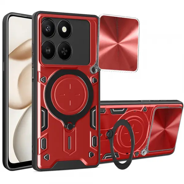 Husa pentru Honor 400 Smart 4G / X7d 4G / 400 Smart 5G, Techsuit, CamGuard Pro, Rosie