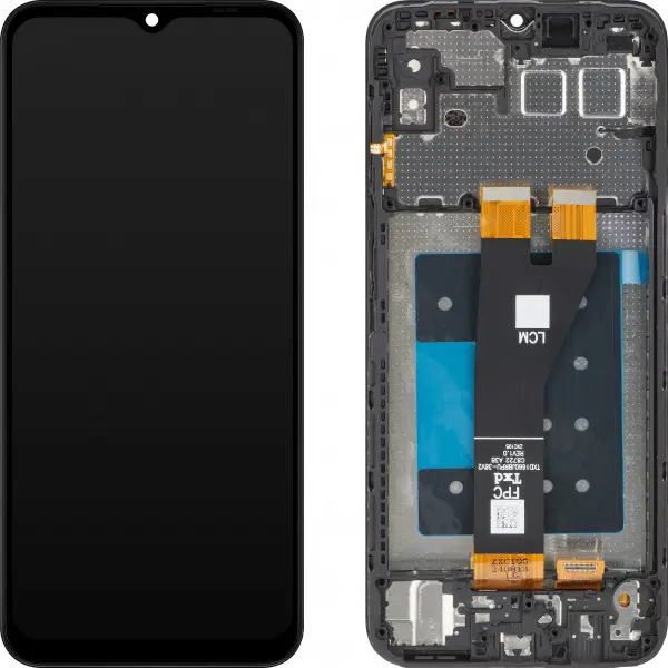 Display cu Touchscreen MP compatibil cu Samsung Galaxy A14 5G A146, cu Rama, Versiune Europa, Negru