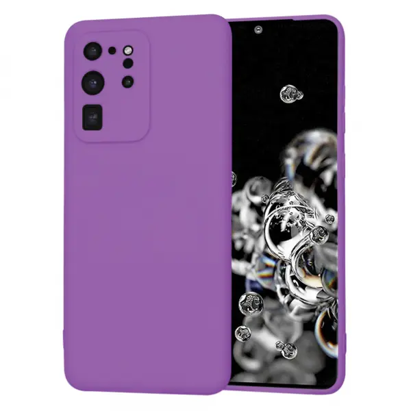Husa pentru Samsung Galaxy S20 Ultra 5G G988 / S20 Ultra G988, Techsuit, SoftFlex, Mov