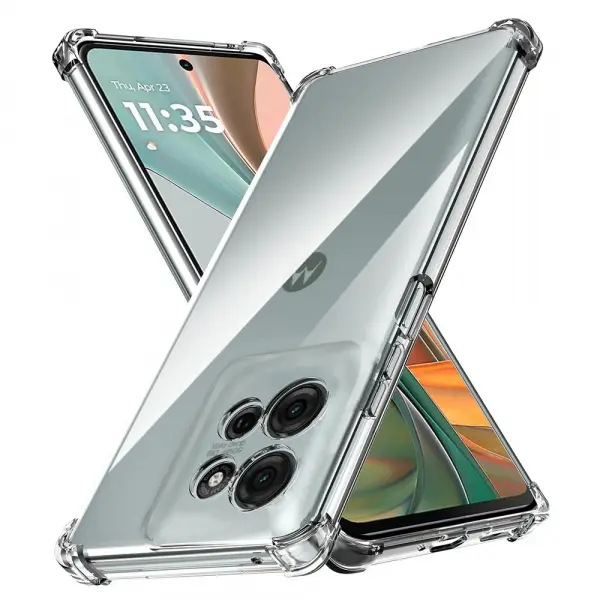 Husa pentru Motorola Moto G15 / G15 Power, Techsuit, Shockproof Clear, Transparenta