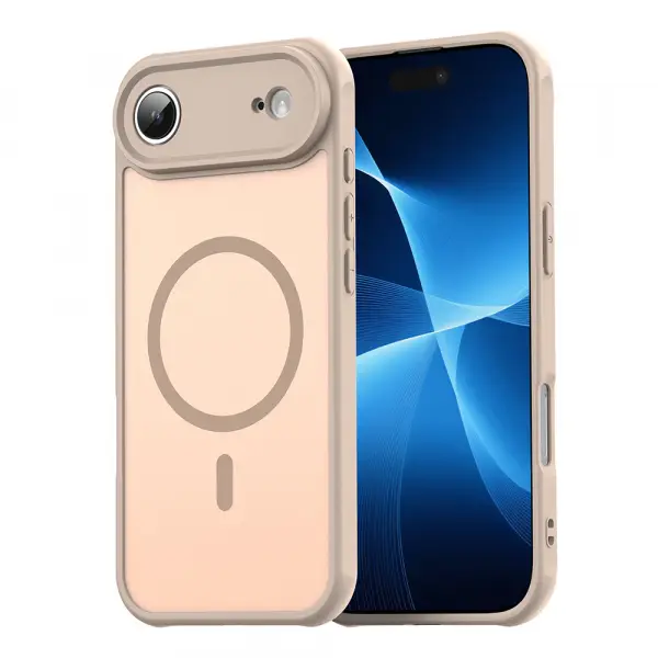 Husa MagSafe pentru Apple iPhone 17 Air, Techsuit, HaloFrost II, Aurie
