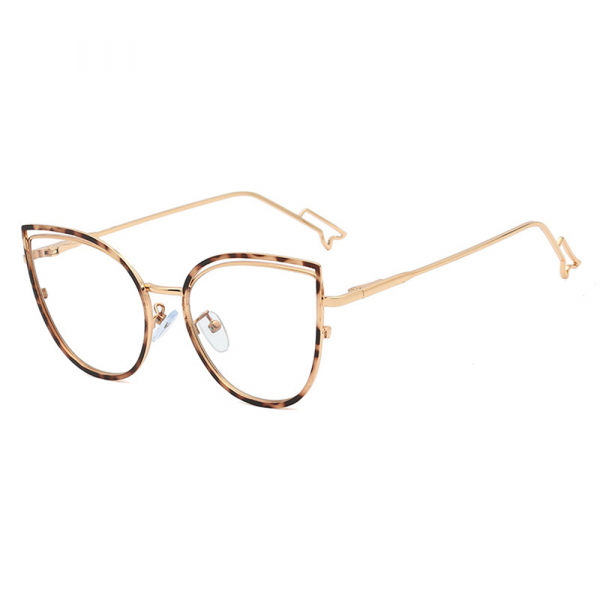 Ochelari De Calculator Dama Techsuit F95597-C13, Anti-Blue Light, Crem Maro
