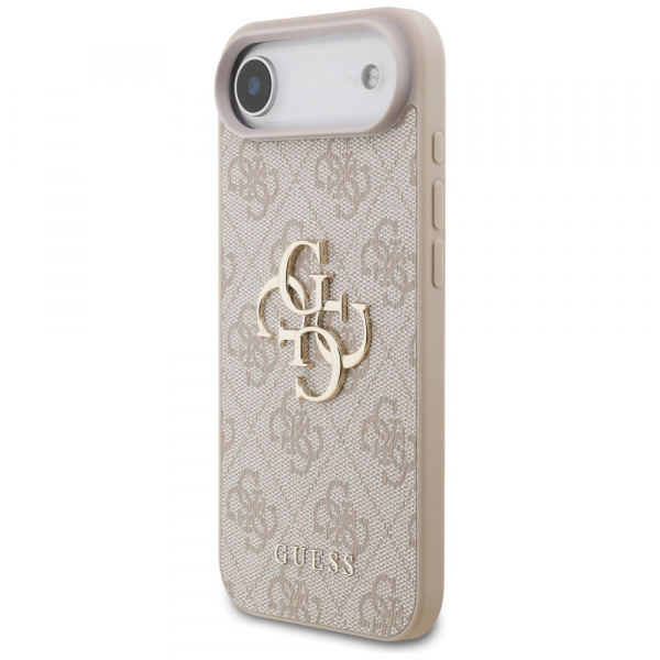 Husa pentru Apple iPhone 17 Air, Guess, 4G Big Logo, Roz