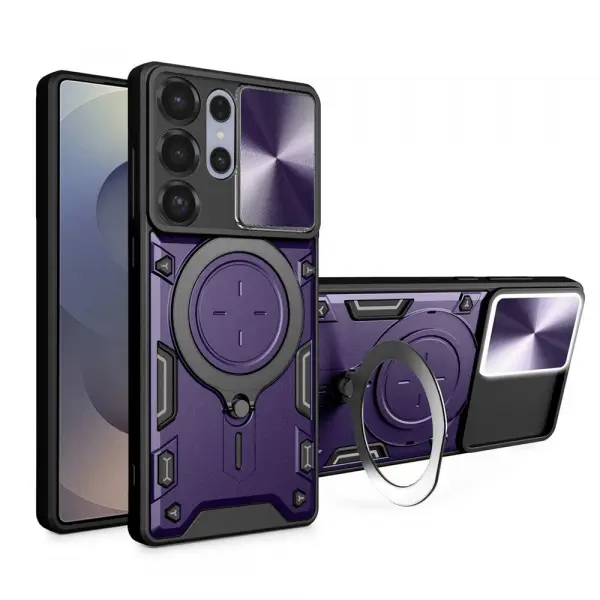 Husa pentru Samsung Galaxy S25 Ultra S938, Techsuit, CamGuard Pro, Mov