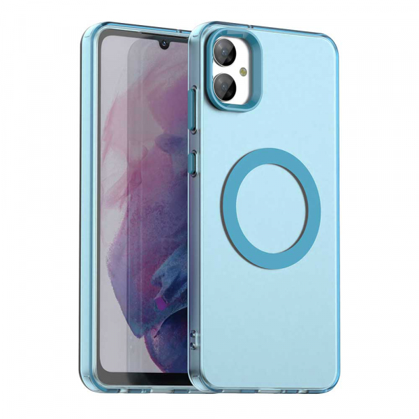 Husa MagSafe pentru Samsung Galaxy A05 A055, Techsuit, CandyCase, Albastra