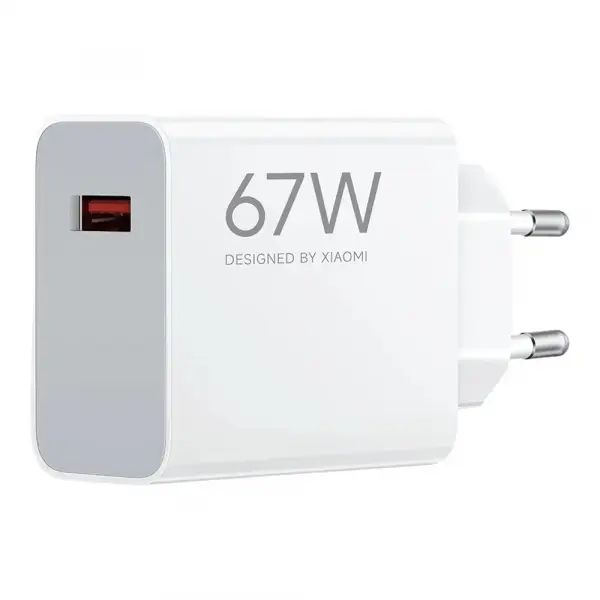 Incarcator Retea Xiaomi, 67W, 6.2A, 1 x USB-A, Alb BHR07SKEU