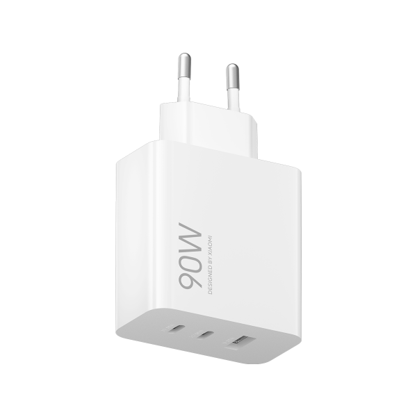 Incarcator Retea Xiaomi, 90W, 6.1A, 1 x USB-A - 2 x USB-C, Alb BHR087MEU