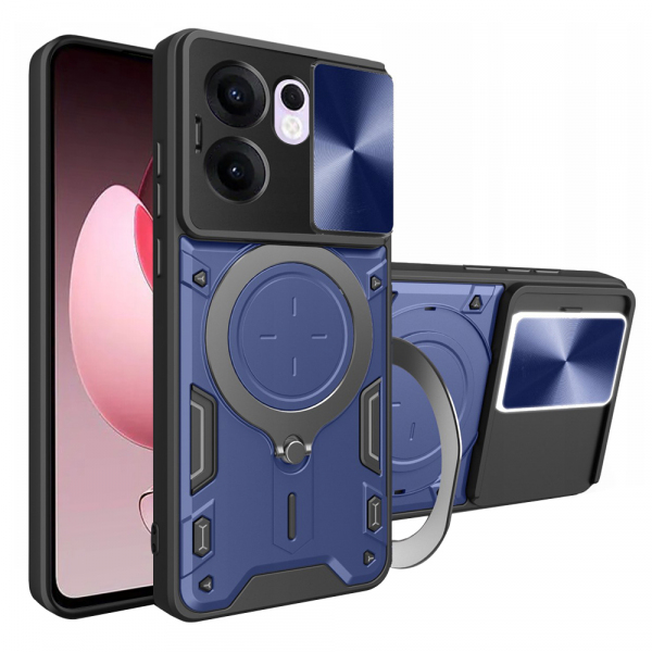 Husa pentru Oppo Reno13 FS 5G / Reno13 F 4G / Reno13 F, Techsuit, CamGuard Pro, Albastra