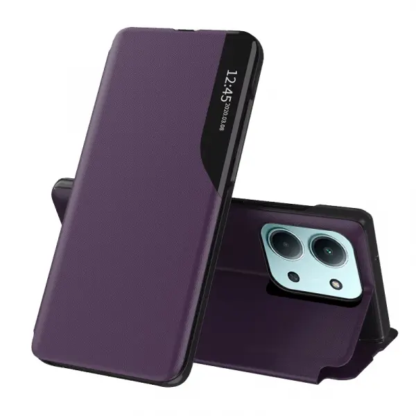 Husa pentru Xiaomi Poco C85 4G / Redmi 15C 5G / 15C 4G, Techsuit, eFold, Mov