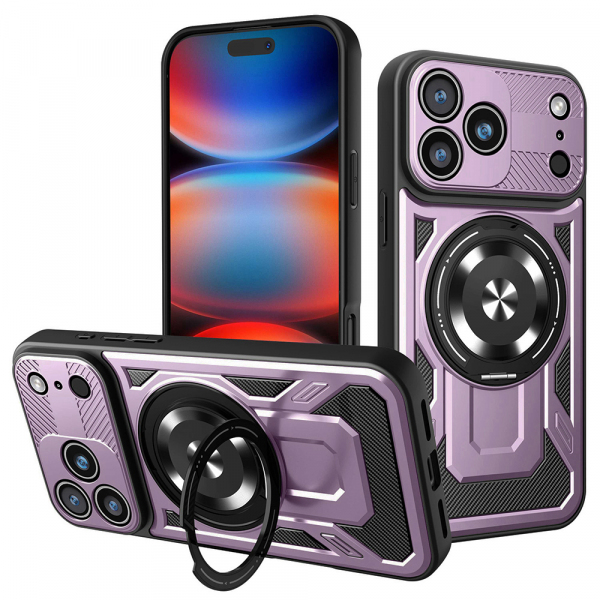Husa pentru Apple iPhone 17 Pro Max, Techsuit, RuggedCam, Mov