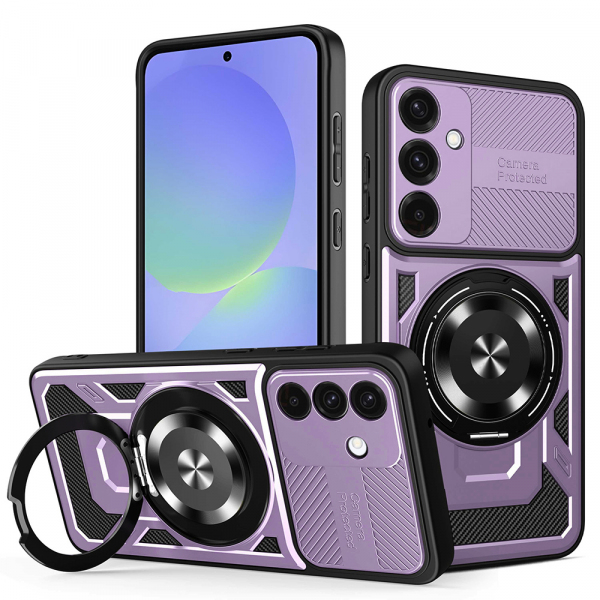 Husa pentru Samsung Galaxy A56 A566 / A36 A366, Techsuit, RuggedCam, Mov