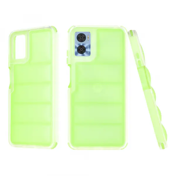Husa pentru Motorola Moto E22i / E22, Techsuit, Wave Shield, Verde