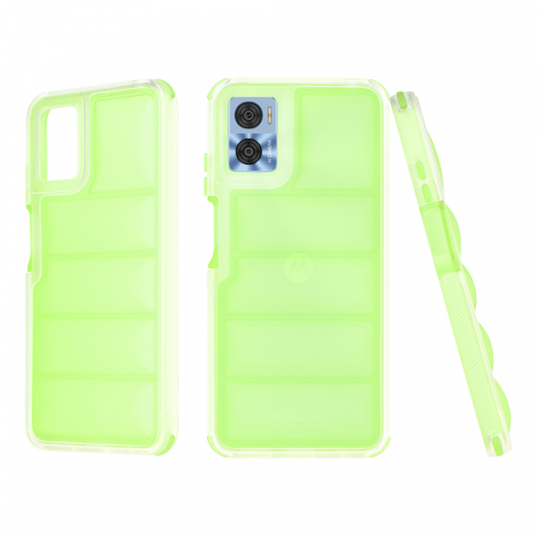 Husa pentru Motorola Moto E22i / E22, Techsuit, Wave Shield, Verde