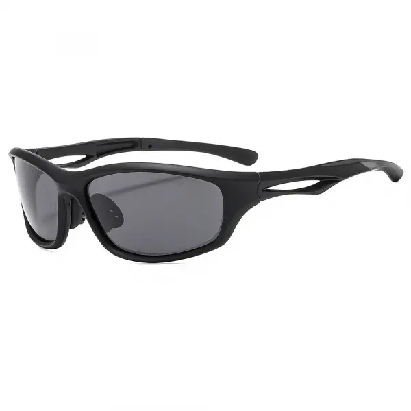 Ochelari De Ciclism Unisex Techsuit 9309, Polarizati, Negri Gri