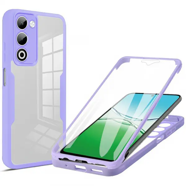 Husa pentru Oppo A5 4G / A5 5G, Techsuit, ColorVerse 360, Mov