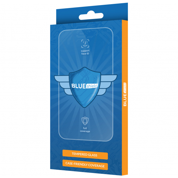 Folie de protectie Ecran BLUE Shield pentru Apple iPhone 11 / XR, Sticla Securizata, Full Glue, Case Friendly, Neagra