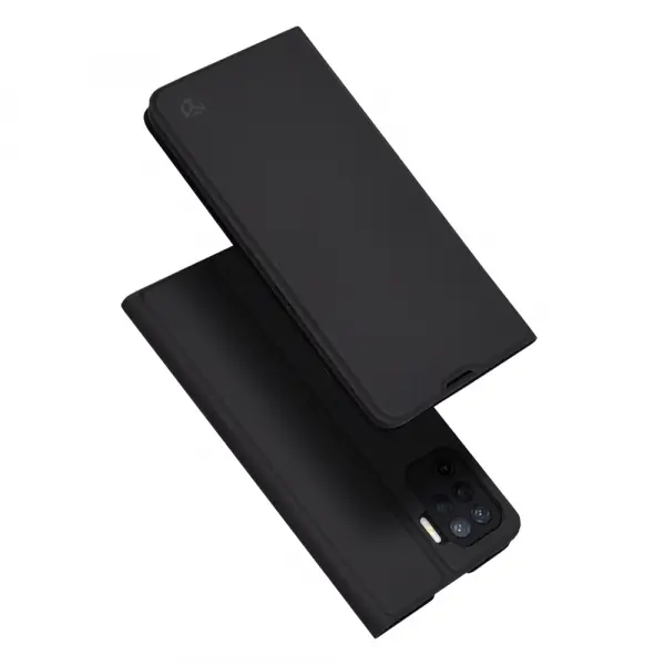 Husa pentru Oppo A94 / Reno5 Lite, Techsuit, Magskin Book, Neagra