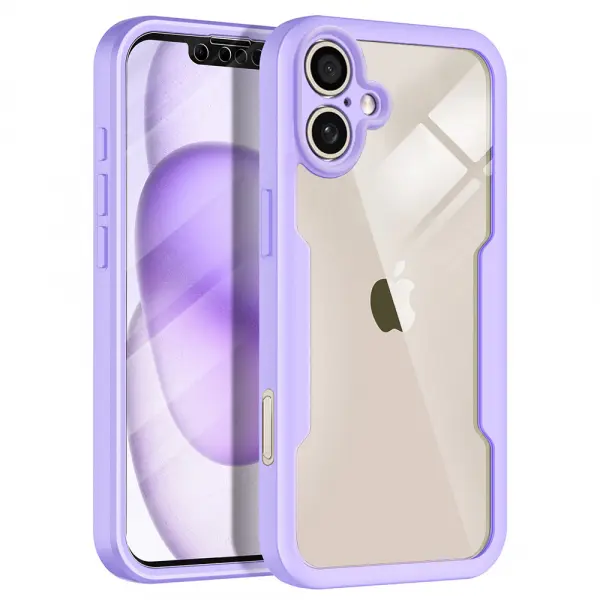 Husa pentru Apple iPhone 17, Techsuit, ColorVerse 360, Mov