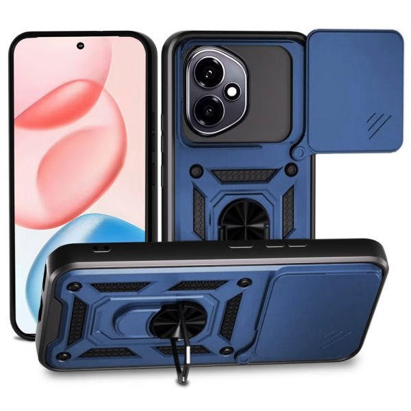 Husa pentru Honor 400, Techsuit, CamShield, Albastra
