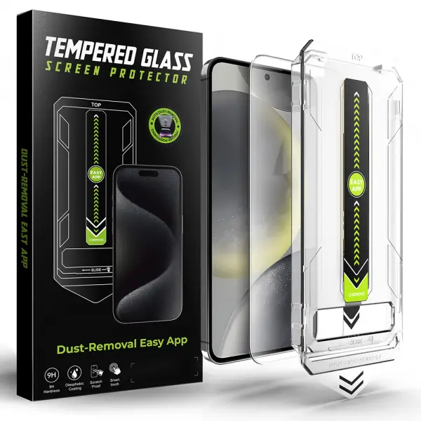 Folie de protectie Ecran Techsuit TitanGlass CrystalHD pentru Samsung Galaxy S25+ S936 / S24+ S926, Sticla Securizata, Full Glue