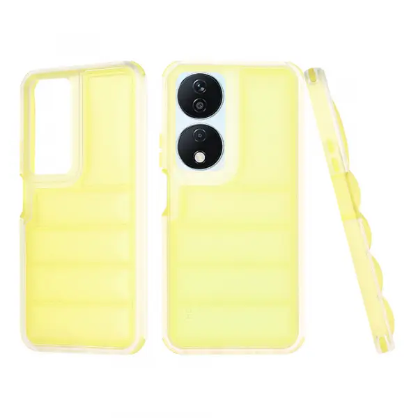 Husa pentru Honor X7b 5G / 90 Smart / X7b 4G, Techsuit, Wave Shield, Galbena