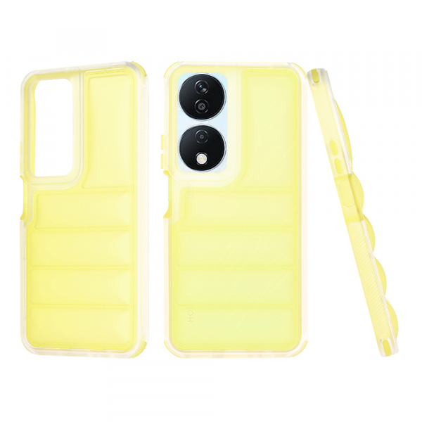 Husa pentru Honor X7b 5G / 90 Smart / X7b 4G, Techsuit, Wave Shield, Galbena