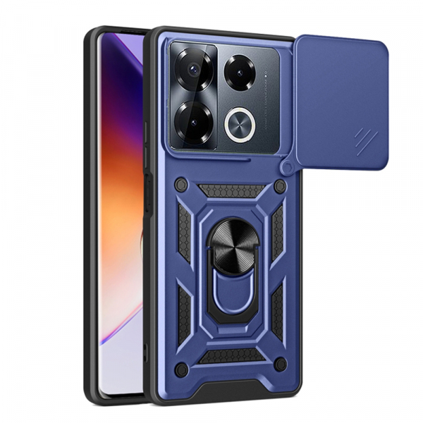 Husa pentru Infinix Note 40 Pro+, Techsuit, CamShield, Albastra