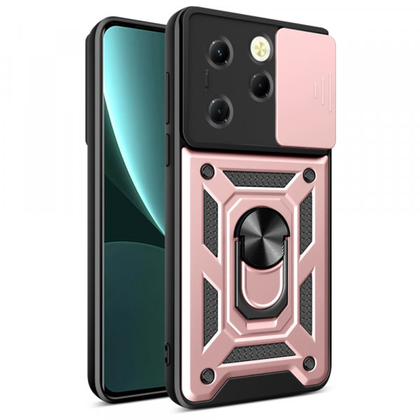 Husa pentru Tecno Spark 20 Pro / Infinix Hot 40 / Hot 40 Pro, Techsuit, CamShield, Roz