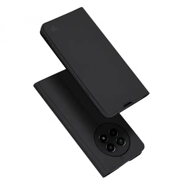Husa pentru Realme 13 Pro / 13 Pro+, Techsuit, Magskin Book, Neagra