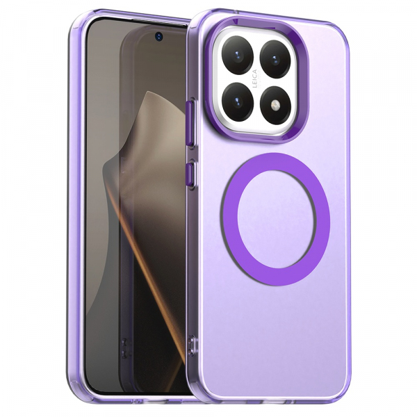 Husa MagSafe pentru Xiaomi 15T, Techsuit, CandyCase, Mov
