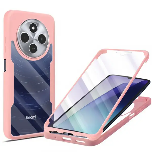 Husa pentru Xiaomi Poco C75 / Redmi 14C, Techsuit, ColorVerse 360, Roz