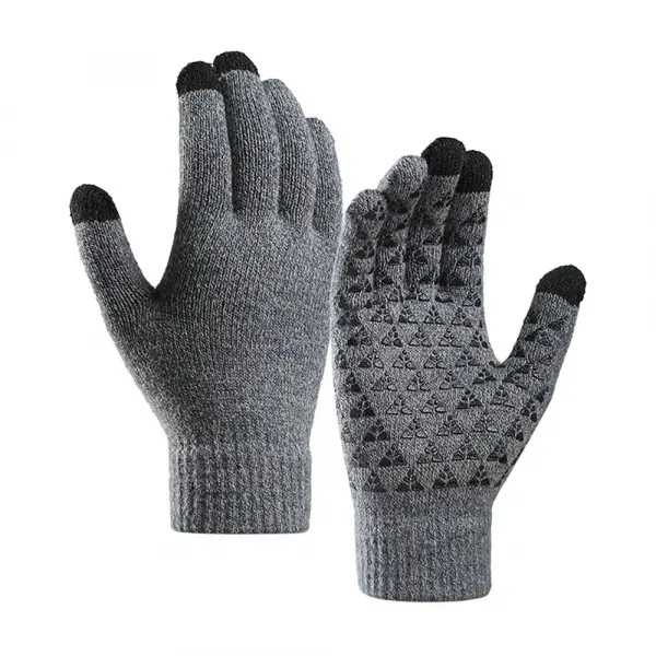 Manusi De Iarna Tactile Iwarm ST0018, Marime 23cm, Gri