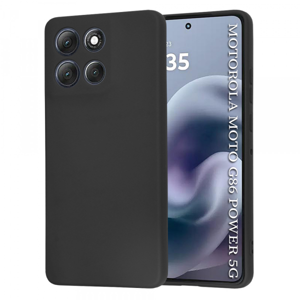 Husa pentru Motorola Moto G86 Power, Techsuit, SoftFlex, Neagra