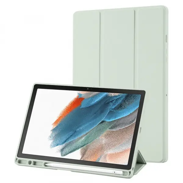 Husa pentru Samsung Galaxy Tab A8 10.5 (2021), Techsuit, Flex Trifold, Verde Matcha