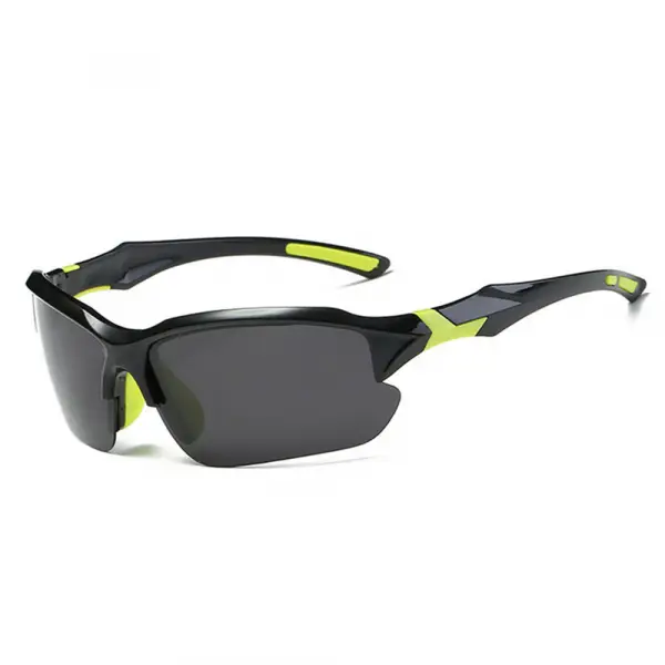 Ochelari De Ciclism Unisex Techsuit 9301, Protectie UV, Negri Verzi