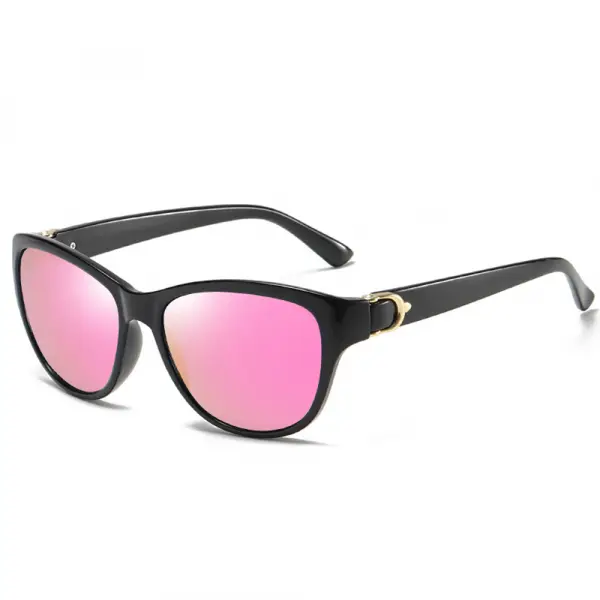 Ochelari De Soare Dama Techsuit A572, Polarizati, Protectie UV, Negri Roz