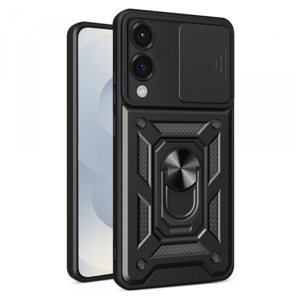 Husa pentru Samsung Galaxy S25 Edge S937, Techsuit, CamShield, Neagra