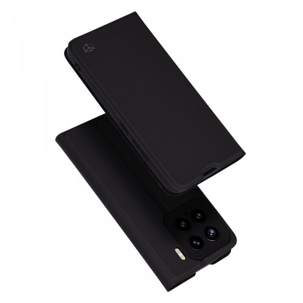 Husa pentru Xiaomi 15, Techsuit, Magskin Book, Neagra