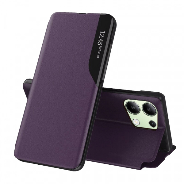 Husa pentru Xiaomi Redmi Note 13 4G, Techsuit, eFold, Mov